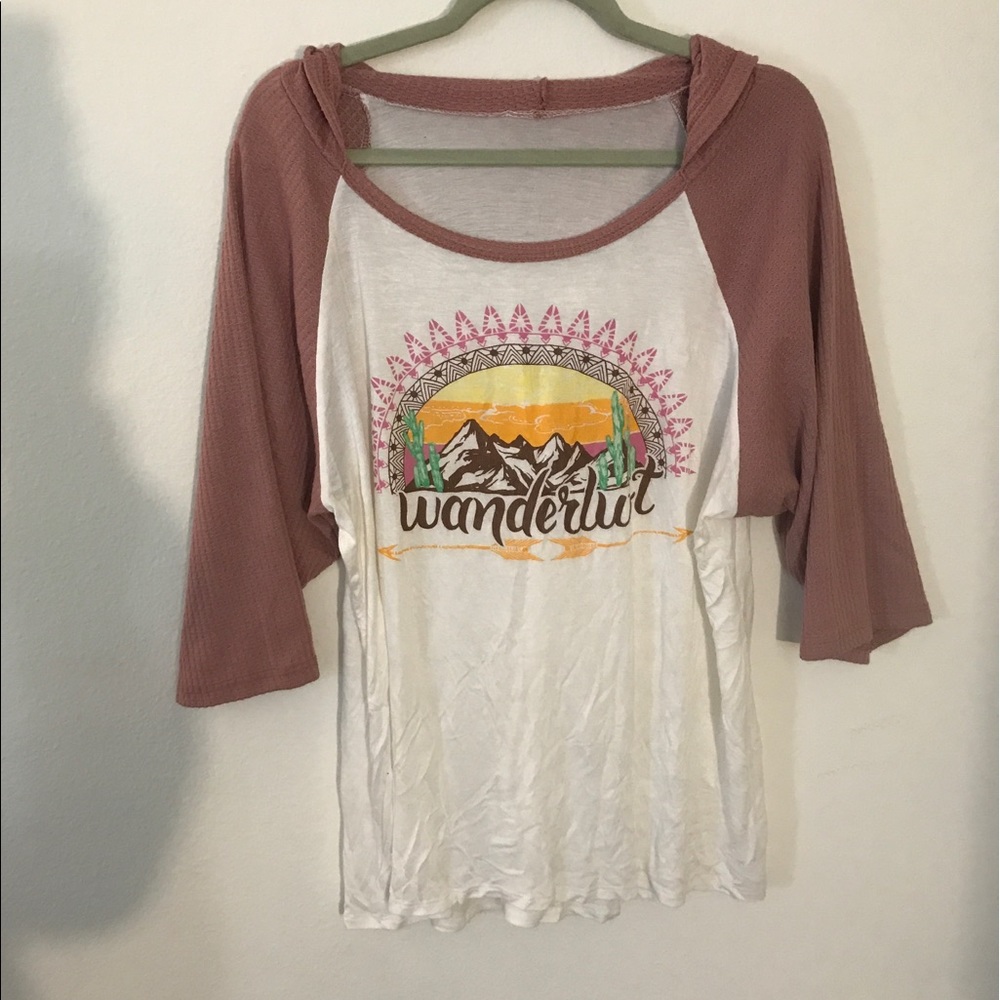 Hooded Baseball Tee